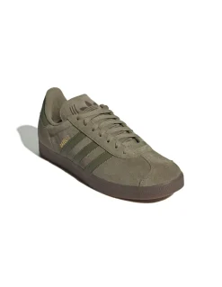 Outlet adidas Sneakers Mixte Gazelle Olive Gold Met