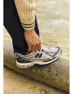 Online new balance Sneakers Mixte 1906r blanc/noir/or