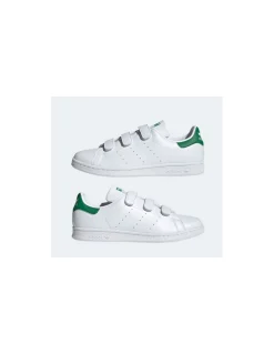 Best adidas Sneakers Mixte Stan Smith CF Vegan Blanc/Vert