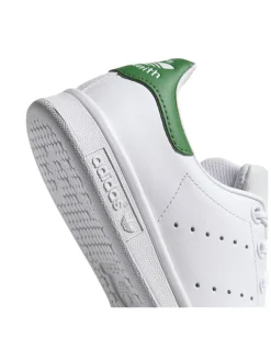 Sale adidas sneakers mixte stan smith j cuir blanc vert