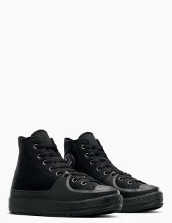 converse Sneakers Montantes Femme Ctas Construct Hi Black/Black/Black