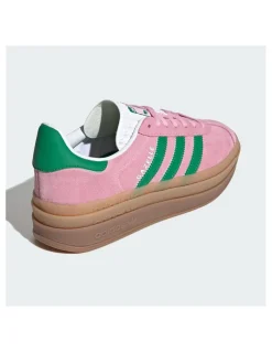 Outlet adidas Sneakers Tendance Femme Gazelle Bold Rose / Verte