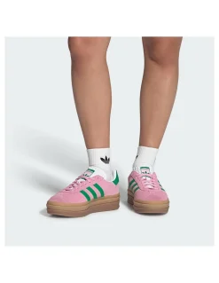 Outlet adidas Sneakers Tendance Femme Gazelle Bold Rose / Verte