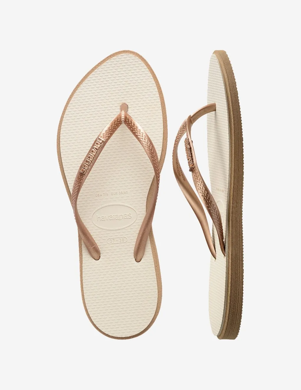 Outlet havaianas Tongs Femme Slim Point Rose Gold/Beige