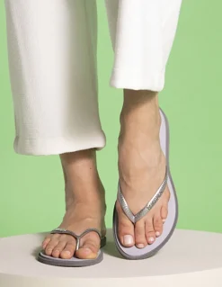 Hot havaianas Tongs Femme Slim point Steel Grey