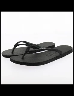 Sale havaianas tongs femme slim sparkle II noir