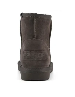 Outlet colors of california winter boot in suede brown femme